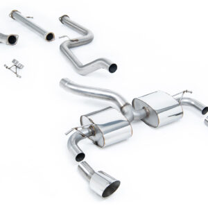 MILLTEK - SSXFD087 - Ford  Focus  MK2 RS 2.5T 305PS 2009>2010  Turbo-back excluding Hi-Flow Sports Cat