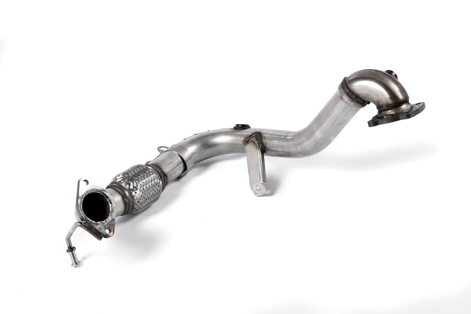 MILLTEK - SSXFD103 - Ford Fiesta Mk6 1.0T EcoBoost (100/125/140PS) 2013>2017 Large-bore Downpipe and De-cat