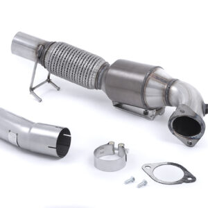 MILLTEK - SSXFD192 - Ford  Focus  Mk3 RS 2.3-litre EcoBoost 4wd 5-Door Hatchback 2016>2018  Large Bore Downpipe and Hi-Flow Sports Cat