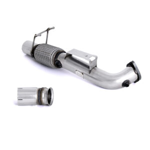MILLTEK - SSXFD194 - Ford  Focus  Mk3 RS 2.3-litre EcoBoost 4wd 5-Door Hatchback 2016>2018  Large-bore Downpipe and De-cat