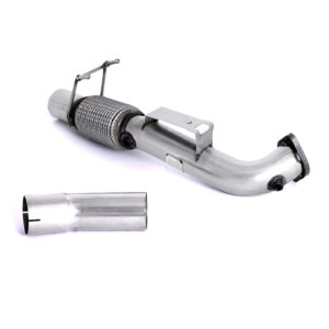 MILLTEK - SSXFD195 - Ford  Focus  Mk3 RS 2.3-litre EcoBoost 4wd 5-Door Hatchback 2016>2018  Large-bore Downpipe and De-cat