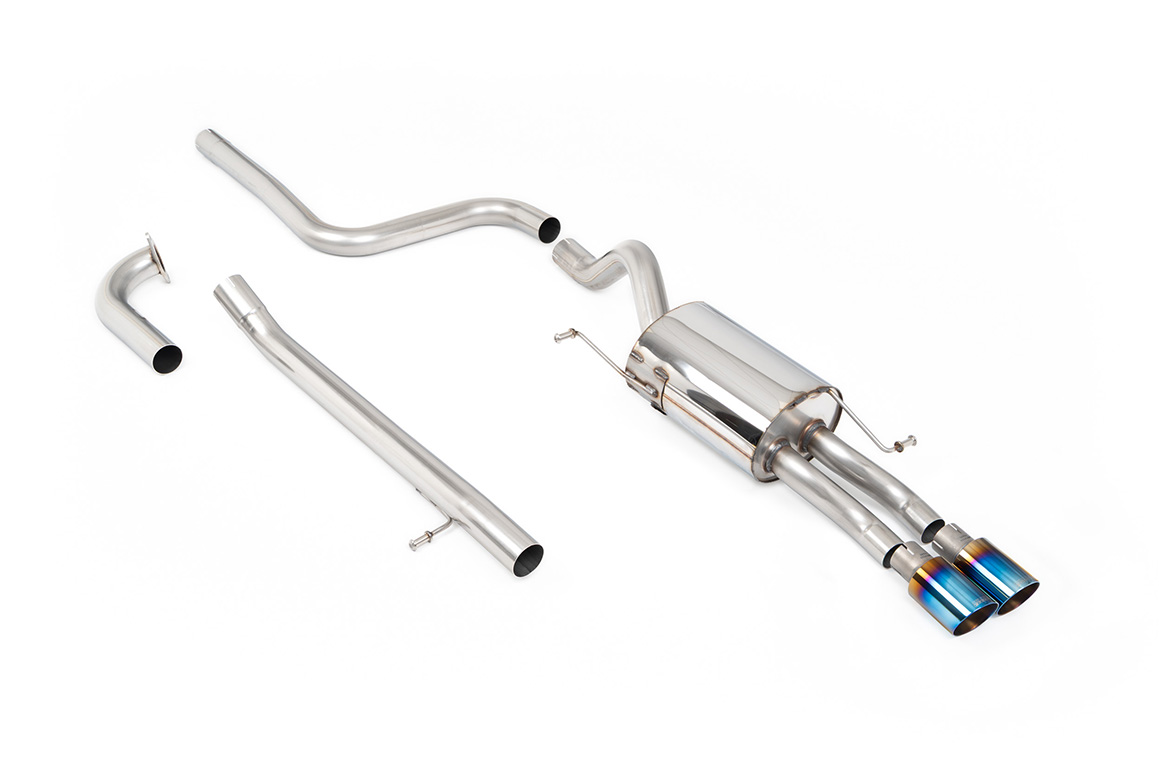 MILLTEK - SSXFD213 - Ford Fiesta Mk6 1.0T EcoBoost (100/125/140PS) 2013>2017 Cat-back