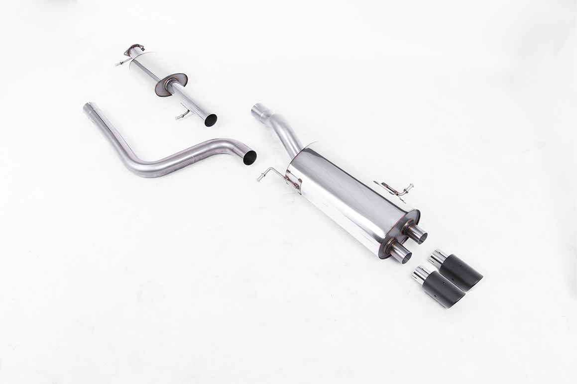 MILLTEK - SSXFD233 - Ford Fiesta Mk6 ST 1.6 litre EcoBoost 182PS & ST200 2013>2017 Cat-back