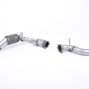 MILLTEK - SSXFD237 - Ford  Fiesta  Mk6 1.0T EcoBoost (100/125/140PS)  2013>2017 Large Bore Downpipe and Hi-Flow Sports Cat / Fiesta Mk7 1.0T EcoBoost ST-Line 3 & 5 Door (Non-OPF/GPF Models Only) 2017>2019 Cast Downpipe with Race Cat