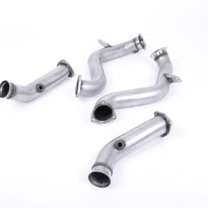 MILLTEK - SSXMZ119 - Mercedes  C-Class  C63 & C63 S (W205) Saloon 4.0 Bi-Turbo V8 (Non-GPF Equipped Models Only) 2015>2026  Large-bore Downpipes and Cat Bypass Pipes