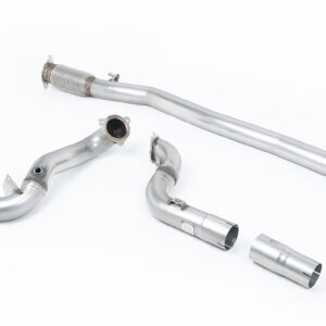 MILLTEK - SSXMZ158 - Mercedes  A-Class  A35 AMG 2.0 Turbo (W177 Hatch Only OPF/GPF Models) 2019>2026  Large-bore Downpipe and De-cat