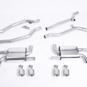 MILLTEK - SSXPO110 - Porsche  Cayenne  958 Turbo 4.8 V8 (Pre-Facelift) 2010>2014  Cat-back