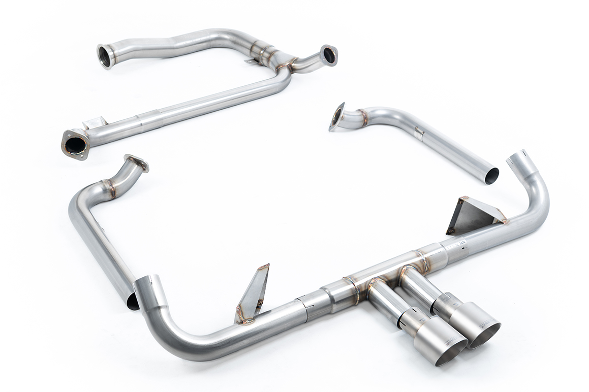 MILLTEK - SSXPO146 - Porsche Boxster-Cayman 718 GTS 2.5T 2016>2022 Full System (including Cat Replacement Pipe)