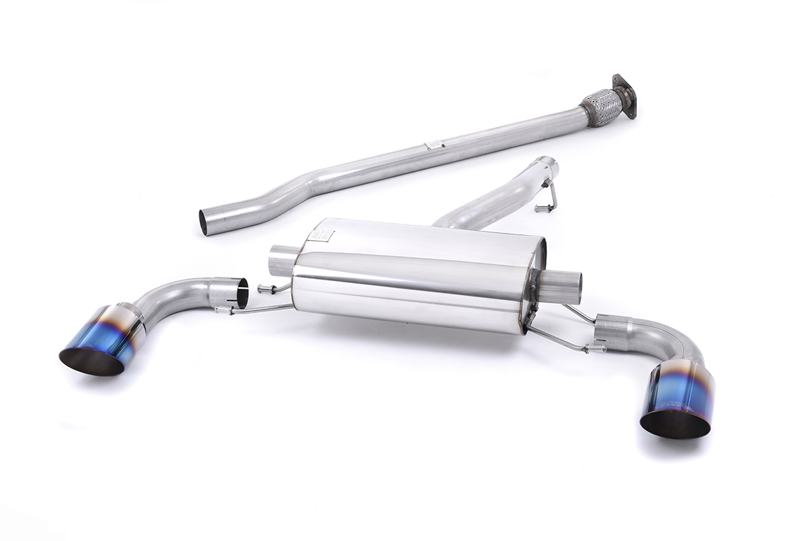 MILLTEK - SSXSB035 - Subaru BRZ 2.0-2.4 litre 2012>2026 / Toyota GT86 2.0 litre 2012>2021 Secondary Cat-back