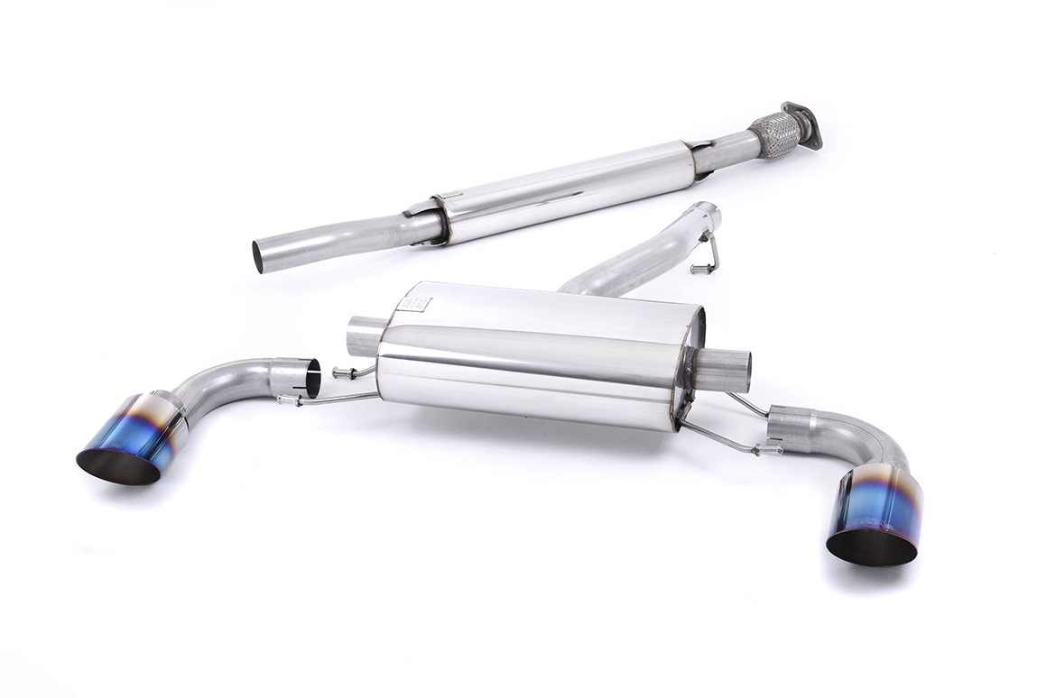 MILLTEK - SSXSB036 - Subaru BRZ 2.0-2.4 litre 2012>2026 / Toyota GT86 2.0 litre 2012>2021 Secondary Cat-back