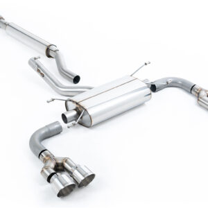 MILLTEK - SSXTY163 - Toyota  GR86  2.4 Litre 2022>2026  Secondary Cat-back