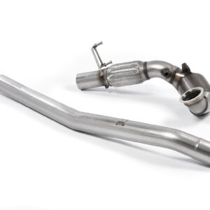 MILLTEK - SSXVW350 - Audi S3 2.0 TFSI / Seat  Leon  ST Cupra 300 / VW GOLF MK7 MK7.5 R 2.0 TFSI TSI 300-310PS EA888.3 2013>2021  Large Bore Downpipe and Hi-Flow Sports Cat