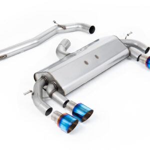 MILLTEK - SSXVW410 - Volkswagen  Golf  MK7 R 2.0 TSI 300PS (ECE Approved & 76.2mm Systems) 2014>2016  Cat-back