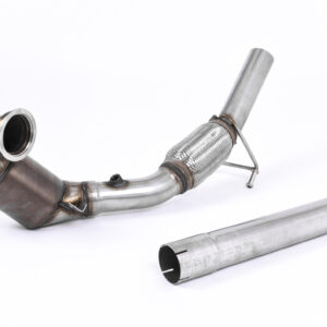 MILLTEK - SSXVW417 - Seat  Ibiza  Cupra 1.8TFSI (6P) /  Volkswagen Polo GTI 1.8 TSI 192PS (3 & 5 door) 2015>2018  Large Bore Downpipe and Hi-Flow Sports Cat