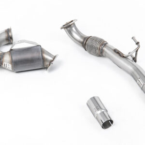 MILLTEK - SSXVW545 - Volkswagen  Up!  1.0TSI 90PS - Up! GTI 1.0TSI 115PS (3 & 5 Door) 2016>2026  Hi-Flow Sports Cat and Downpipe