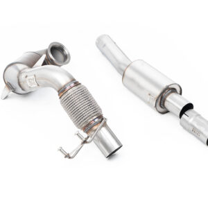 MILLTEK - SSXVW569 - Volkswagen  Polo  GTI 2.0 TSI (AW - 5 Door) - Non GPF/OPF Models Only 2018>2019  Cast Downpipe with Race Cat