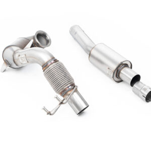 MILLTEK - SSXVW570 - Volkswagen  Polo  GTI 2.0 TSI (AW - 5 Door) - Non GPF/OPF Models Only 2018>2019  Cast Downpipe with Race Cat