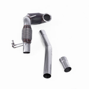 MILLTEK - SSXVW571 - Volkswagen  Polo  GTI 2.0 TSI (AW - 5 Door) - Non GPF/OPF Models Only 2018>2019  Cast Downpipe with Race Cat
