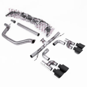 MILLTEK - SSXVW693 - Volkswagen  Golf  Mk8 GTi (Golf R Style Quad Outlet - 245ps OPF/GPF Equipped Models Only) 2020>2024  Particulate Filter-back