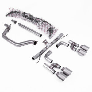 MILLTEK - SSXVW694 - Volkswagen  Golf  Mk8 GTi (Golf R Style Quad Outlet - 245ps OPF/GPF Equipped Models Only) 2020>2024  Particulate Filter-back