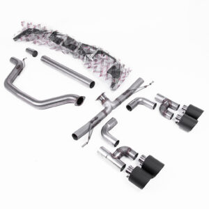 MILLTEK - SSXVW696 - Volkswagen  Golf  Mk8 GTi (Golf R Style Quad Outlet - 245ps OPF/GPF Equipped Models Only) 2020>2024  Particulate Filter-back