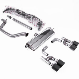 MILLTEK - SSXVW697 - Volkswagen  Golf  Mk8 GTi (Golf R Style Quad Outlet - 245ps OPF/GPF Equipped Models Only) 2020>2024  Particulate Filter-back