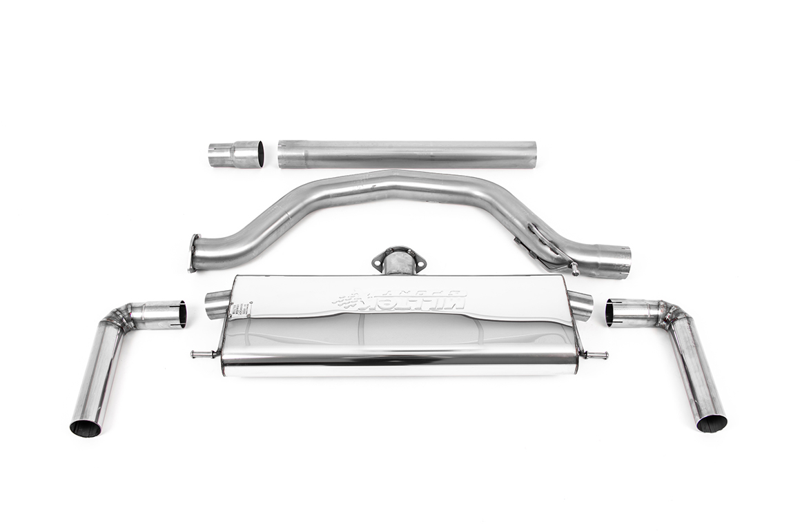 MILLTEK - SSXVW759 - Volkswagen Golf Mk8 GTi 245-300ps / Golf Mk8.5 GTi 300ps (OPF/GPF Equipped Models Only) 2020>2026 Particulate Filter-back