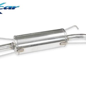 INOX CAR - POSTERIORE CON USCITA SINGOLA DIAM. 100 RACING BLACK CERAMIC SUBARU IMPREZA 4WD 2.0R (150CV) 2007