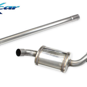 INOX CAR - TUBO CENTRALE SILENZIATO VOLKSWAGEN GOLF 2 1.8 8V GTI -1984 / 1.8 (90CV) /1.8 GTI (105CV) 1985-1987 / 1.8 GTI (112CV) 1983-1988