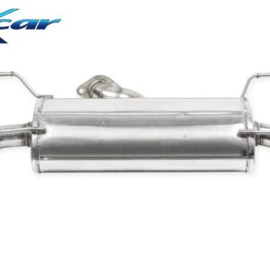 INOX CAR - POSTERIORE CON USCITA DIAM.114 RACING BLACK CERAMIC DX+SX TOYOTA GR 86 2.4i (234cv) 2021