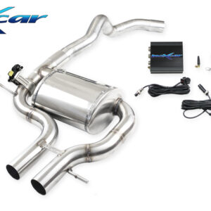 INOX CAR - POSTERIORE CENTRALE + VALVOLA CON MOTORINO ELETTRICO + TELECOMANDO RENAULT MEGANE IV RS 1.8 TURBO (280CV) 2018 / CON OPF