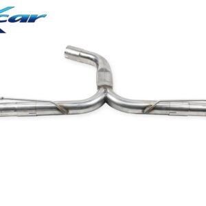 INOX CAR - POSTERIORE SENZA SILENZIATORE CON USCITA DIAM.100 RACING DX+SX VOLKSWAGEN GOLF 8 2.0 GTI (245CV) 2020