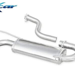 INOX CAR - POSTERIORE CON USCITA 2 X DIAM.80 RACING BLACK CERAMIC VOLKSWAGEN SCIROCCO 1.4 TSI (160CV) 2008