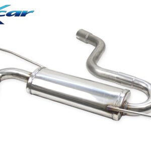 INOX CAR - POSTERIORE CON USCITA 2 X DIAM. 80 RACING BLACK CERAMIC VOLKSWAGEN SCIROCCO 2.0 TDI (140CV) 2008