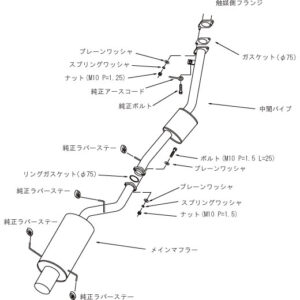 HKS "Silent Hi-Power" Catback for Nissan Silvia S15