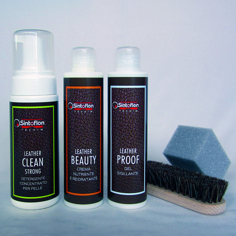 SINTOFLON - LEATHER CLEAN TRATTAMENTO COMPLETO PELLI