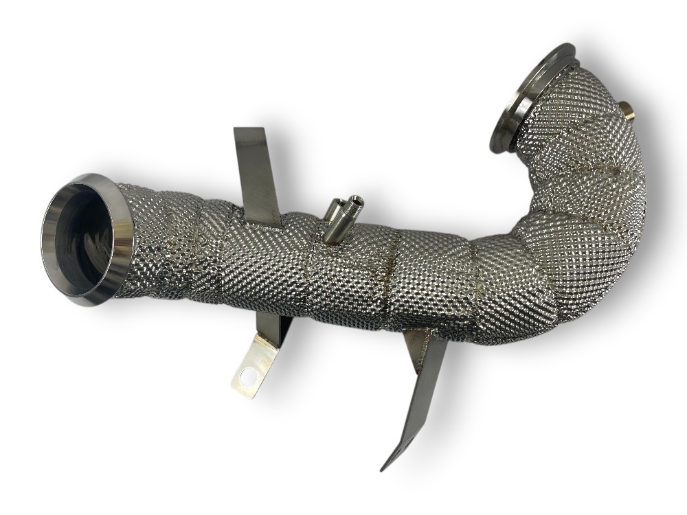 R2Z – DOWNPIPE CON SCUDO TERMICO MERCEDES A45 A45S 19+ M139 W177