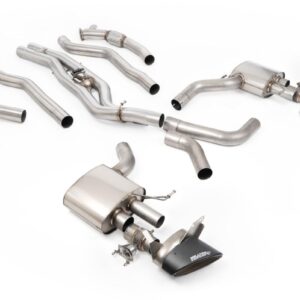 MILLTEK - SSXAU1050 - Audi  RS6  C8 4.0 V8 bi-turbo / RS7 C8 4.0 V8 bi-turbo (OPF/GPF Models) - Signature Series Titanium 2019>2026  Particulate Filter-back