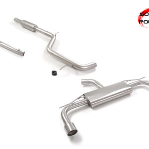 RAGAZZON - DOWNPIPE SKAT + ELIMINAZIONE FILTRO OPF/GPF + CENTRALE SILENZIATO + TERMINALE VW Golf 8 2.0GTi (180kW) e 8.5 2.0GTI (195kW)