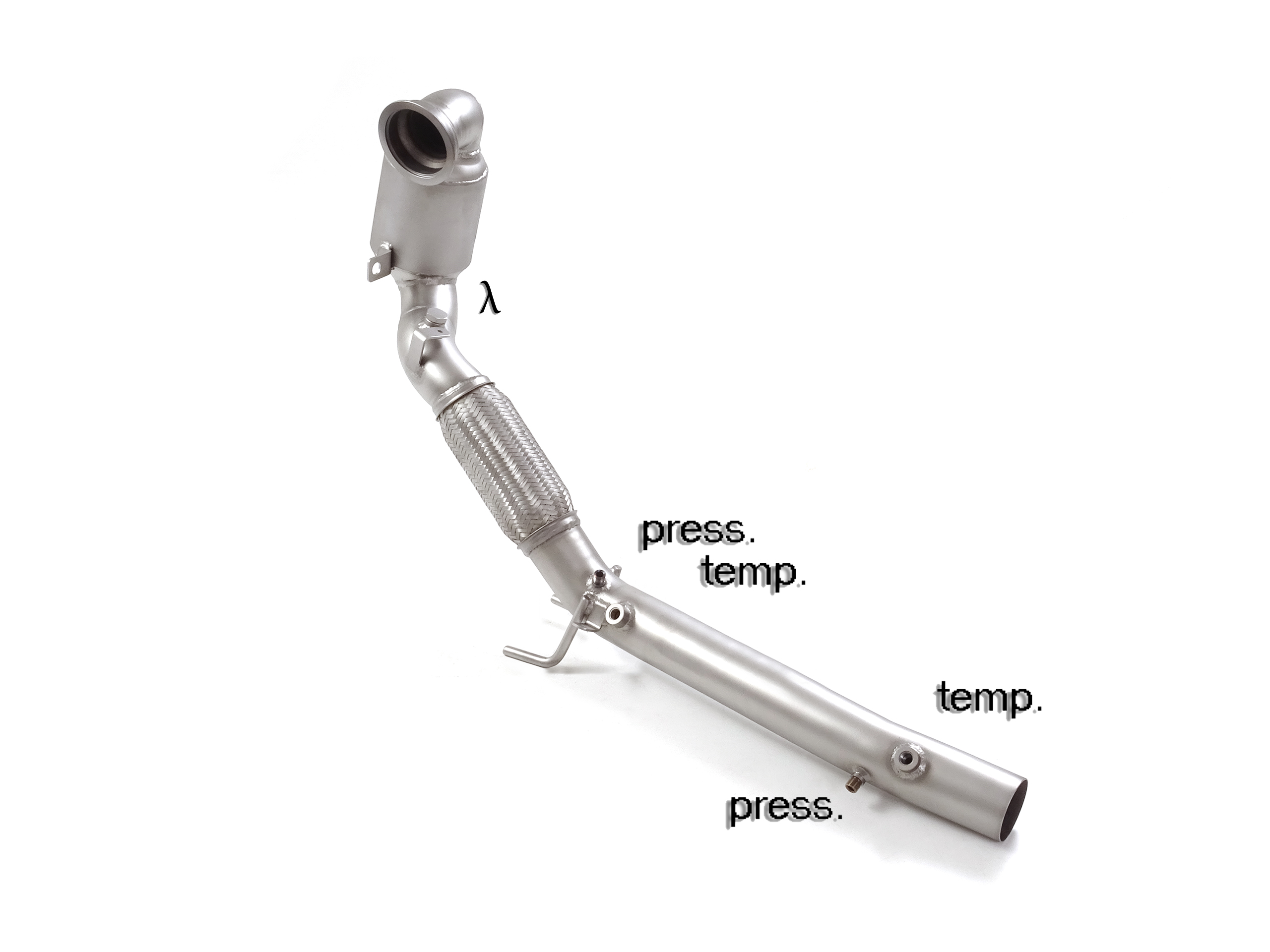 RAGAZZON - DOWNPIPE KAT + ELIMINAZIONE FILTRO OPF/GPF - Volkswagen Golf Mk7.5 – 2.0TSI GTi (180/213KW)