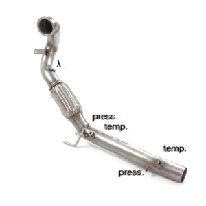 RAGAZZON - DOWNPIPE SKAT + ELIMINAZIONE FAP - VOLKSWAGEN GOLF Mk7.5 – 2.0TSI GTi (180KW) e 2.0TSI GTi TCR (213kW)