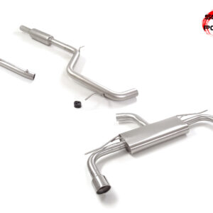 RAGAZZON - DOWNPIPE SKAT + ELIMINAZIONE FILTRO OPF/GPF + CENTRALE SILENZIATO + TERMINALE VW Golf 8 2.0GTi (180kW) e 8.5 – 2.0GTI (195kW)