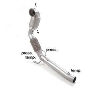 RAGAZZON - DOWNPIPE KAT + ELIMINAZIONE FILTRO OPF/GPF - VOLKSWAGEN POLO Mk6 - 2.0TSI GTI (152kW) 08/2021>