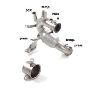 RAGAZZON - DOWNPIPE KAT + SOSTITUZIONE ANTIPARTICOLATO – VOLKSWAGEN TIGUAN Mk2 – 2.0TDi (110kW) 4MOTION 2016>2018