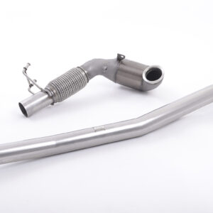 MILLTEK - SSXAU381 - Audi A3/S3 8V 2.0TFSI - Volkswagen Golf Mk7 2.0TFSI / MK7 R 2.0 TSI / Golf Mk7.5 R 2.0 TSI 2014>2021  Large Bore Downpipe and Hi-Flow Sports Cat