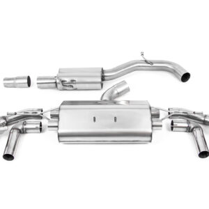 MILLTEK - SSXVW634 - Volkswagen  Golf  Mk8 R 2.0 TSI 320PS (GPF Equipped Models Only) 2021>2024 / Mk8.5 R (333ps OPF/GPF Equipped Models Only) 2024>2026  Particulate Filter-back