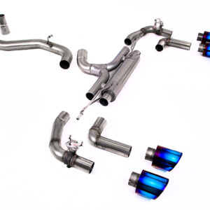 MILLTEK - SSXVW670 - Volkswagen  Golf  Mk8 R 2.0 TSI 320PS (GPF Equipped Models Only) / Golf Mk8.5 R (333ps OPF/GPF Equipped Models Only) 2021>2026 Particulate Filter-back