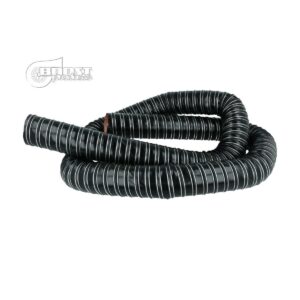 BOOST Products Cold Air Feed Ducting Hose Silicone - 2m length - 25mm, Black