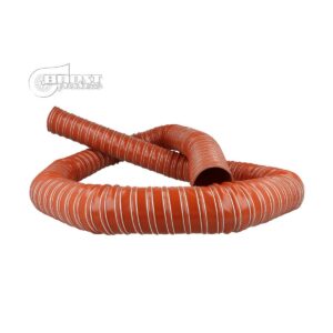 BOOST Products Cold Air Feed Ducting Hose Silicone - 2m length - 51mm, Red