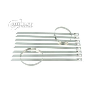 BOOST Products Metal Locking Ties - 20cm - Set of 10